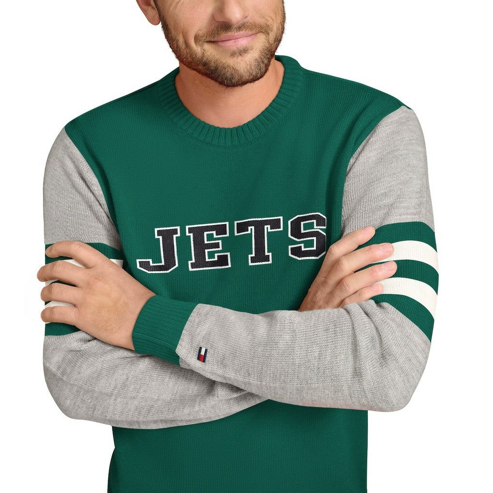 Tommy Hilfiger Acrylic Crewneck Pullover Sweater - New York Jets Pullover