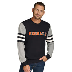 Tommy Hilfiger Acrylic Crewneck Pullover Sweater - Cincinnati Bengals Pullover