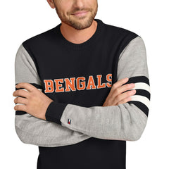 Tommy Hilfiger Acrylic Crewneck Pullover Sweater - Cincinnati Bengals Pullover