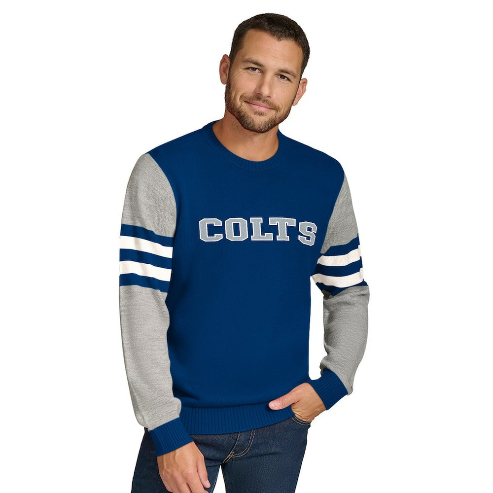 Tommy Hilfiger Acrylic Crewneck Pullover Sweater - Indianapolis Colts Pullover