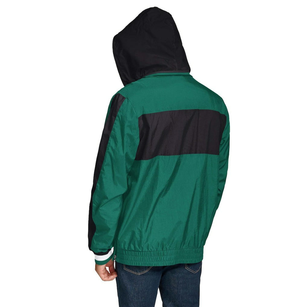 Tommy Hilfiger Gael Lightweight Half-Zip Hoodie Jacket - New York Jets Hoodies