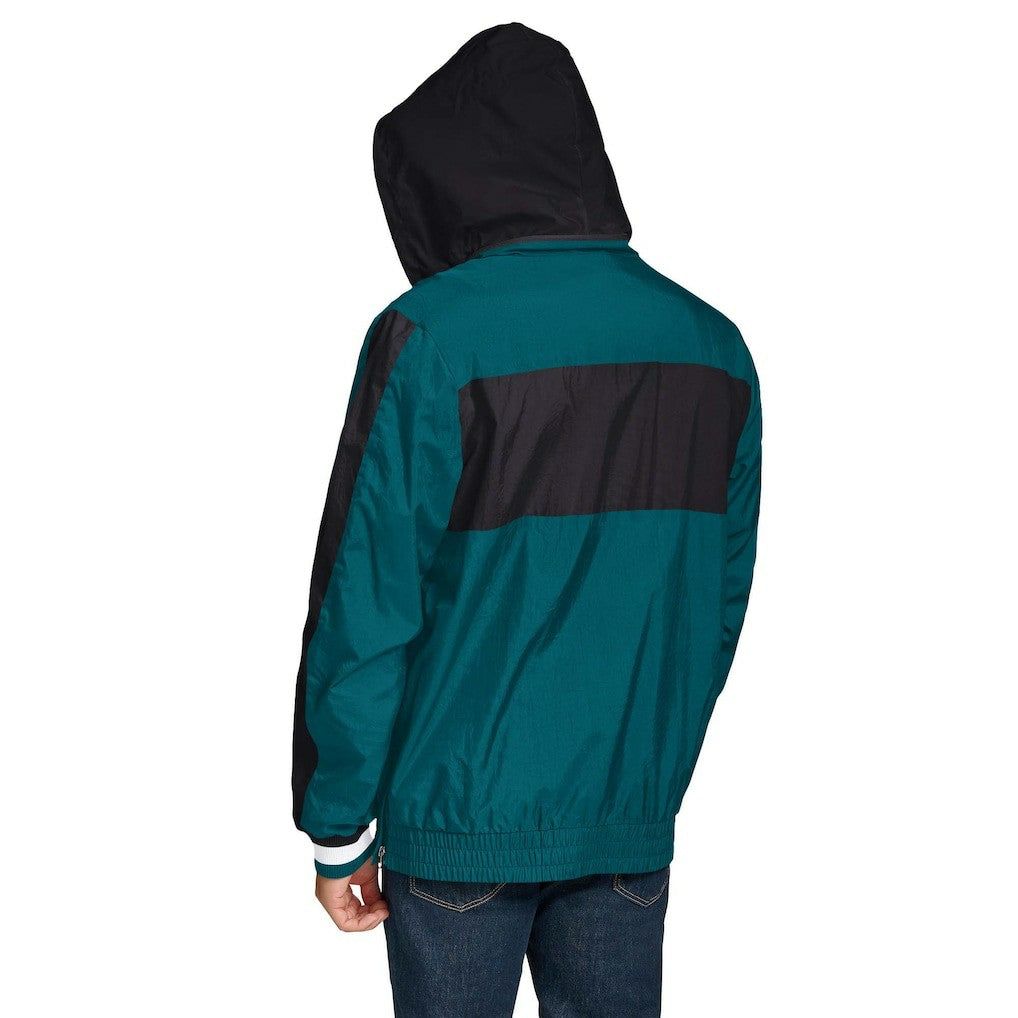 Tommy Hilfiger Gael Lightweight Half-Zip Hoodie Jacket - Philadelphia Eagles Hoodies