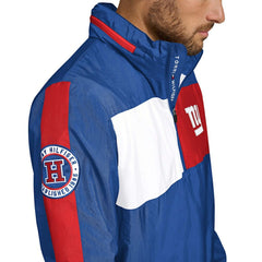 Tommy Hilfiger Gael Lightweight Half-Zip Hoodie Jacket - New York Giants Hoodies