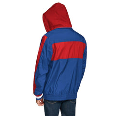 Tommy Hilfiger Gael Lightweight Half-Zip Hoodie Jacket - New York Giants Hoodies