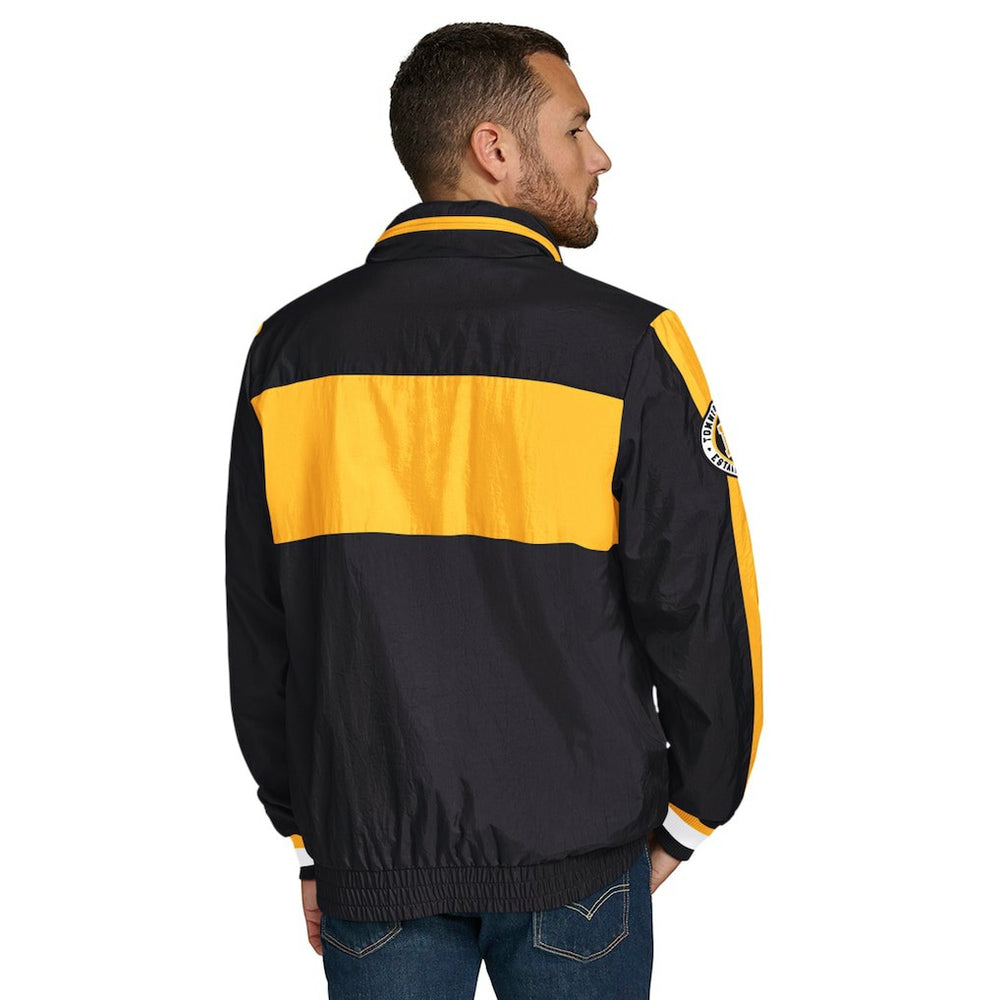 Tommy Hilfiger Gael Lightweight Half-Zip Hoodie Jacket - Pittsburgh Steelers Hoodies