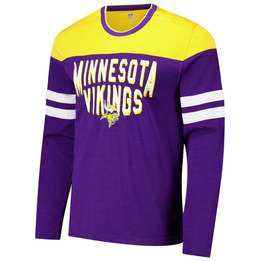 G-III Sports by Carl Banks Adaptive Hail Mary Long Sleeve T-Shirt - Minnesota Vikings T-shirts