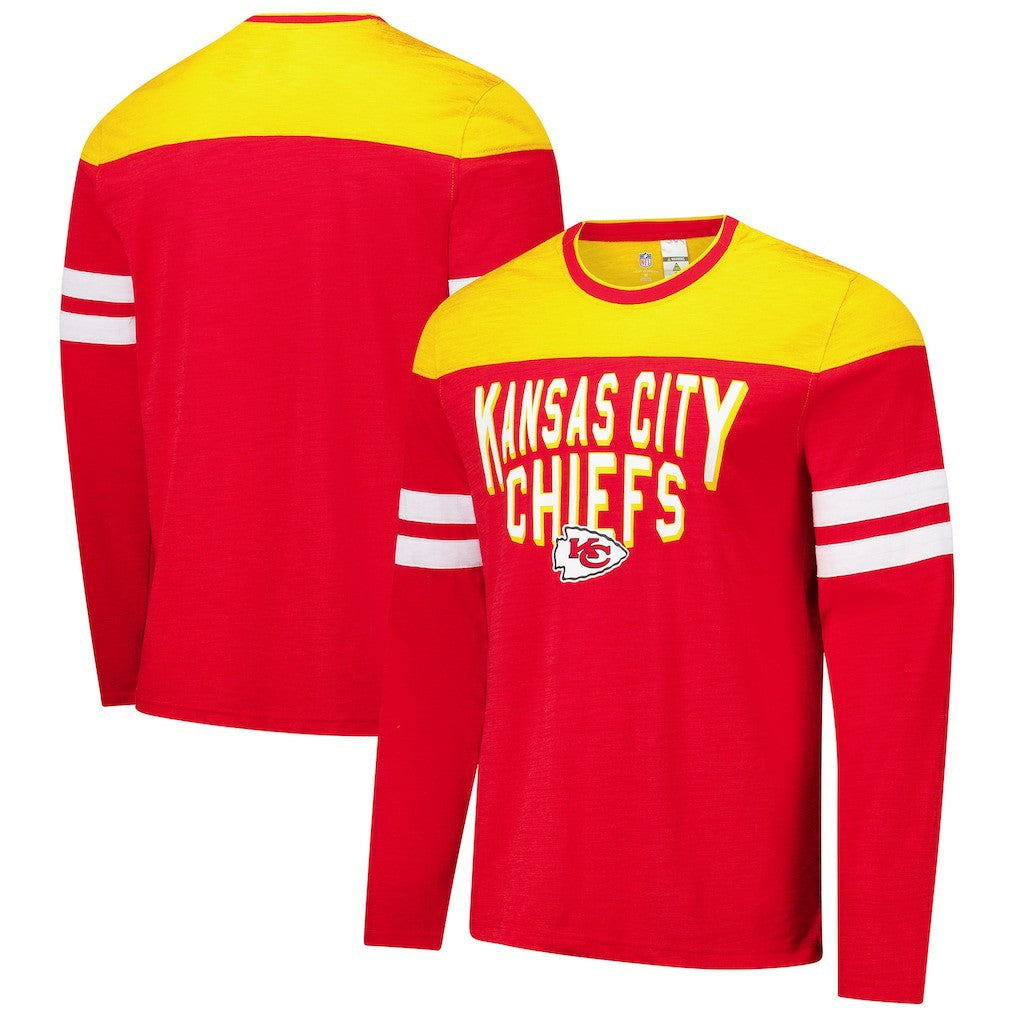 G-III Sports by Carl Banks Adaptive Hail Mary Long Sleeve T-Shirt - Kansas City Chiefs T-shirts