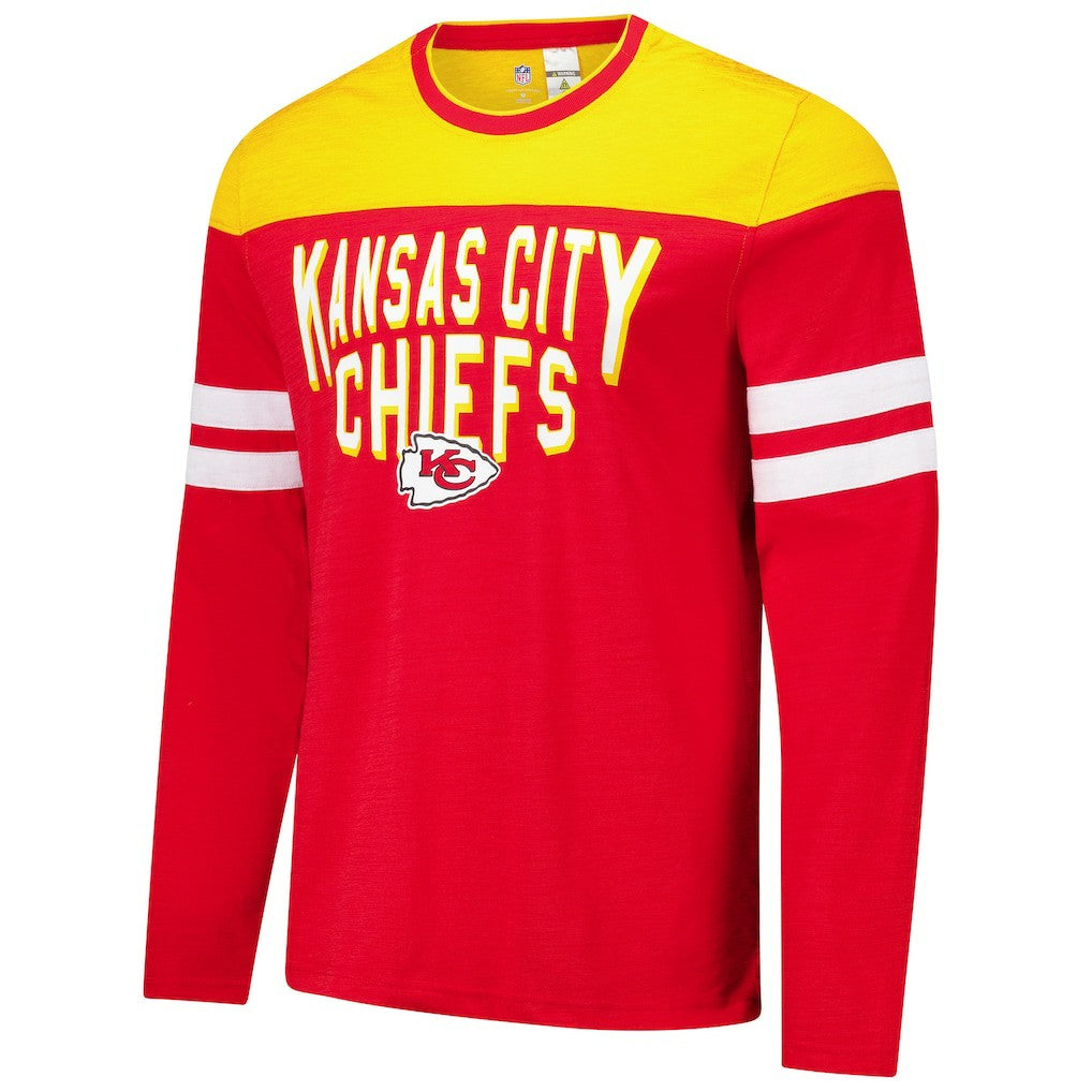 G-III Sports by Carl Banks Adaptive Hail Mary Long Sleeve T-Shirt - Kansas City Chiefs T-shirts