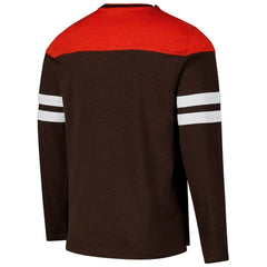 G-III Sports by Carl Banks Adaptive Hail Mary Long Sleeve T-Shirt - Cleveland Browns T-shirts