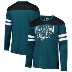 G-III Sports by Carl Banks Adaptive Hail Mary Long Sleeve T-Shirt - Philadelphia Eagles T-shirts