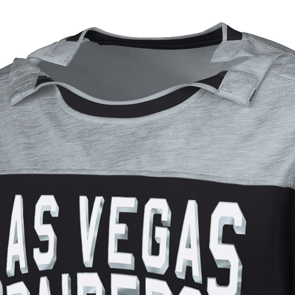 G-III Sports by Carl Banks Adaptive Hail Mary Long Sleeve T-Shirt - Las Vegas Raiders T-shirts