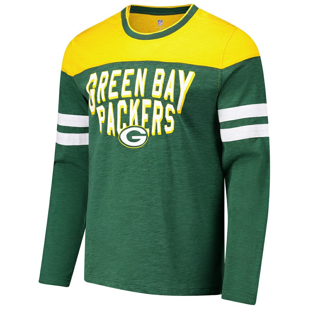 G-III Sports by Carl Banks Adaptive Hail Mary Long Sleeve T-Shirt - Green Bay Packers T-shirts