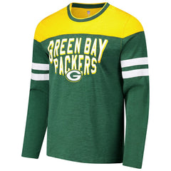 G-III Sports by Carl Banks Adaptive Hail Mary Long Sleeve T-Shirt - Green Bay Packers T-shirts