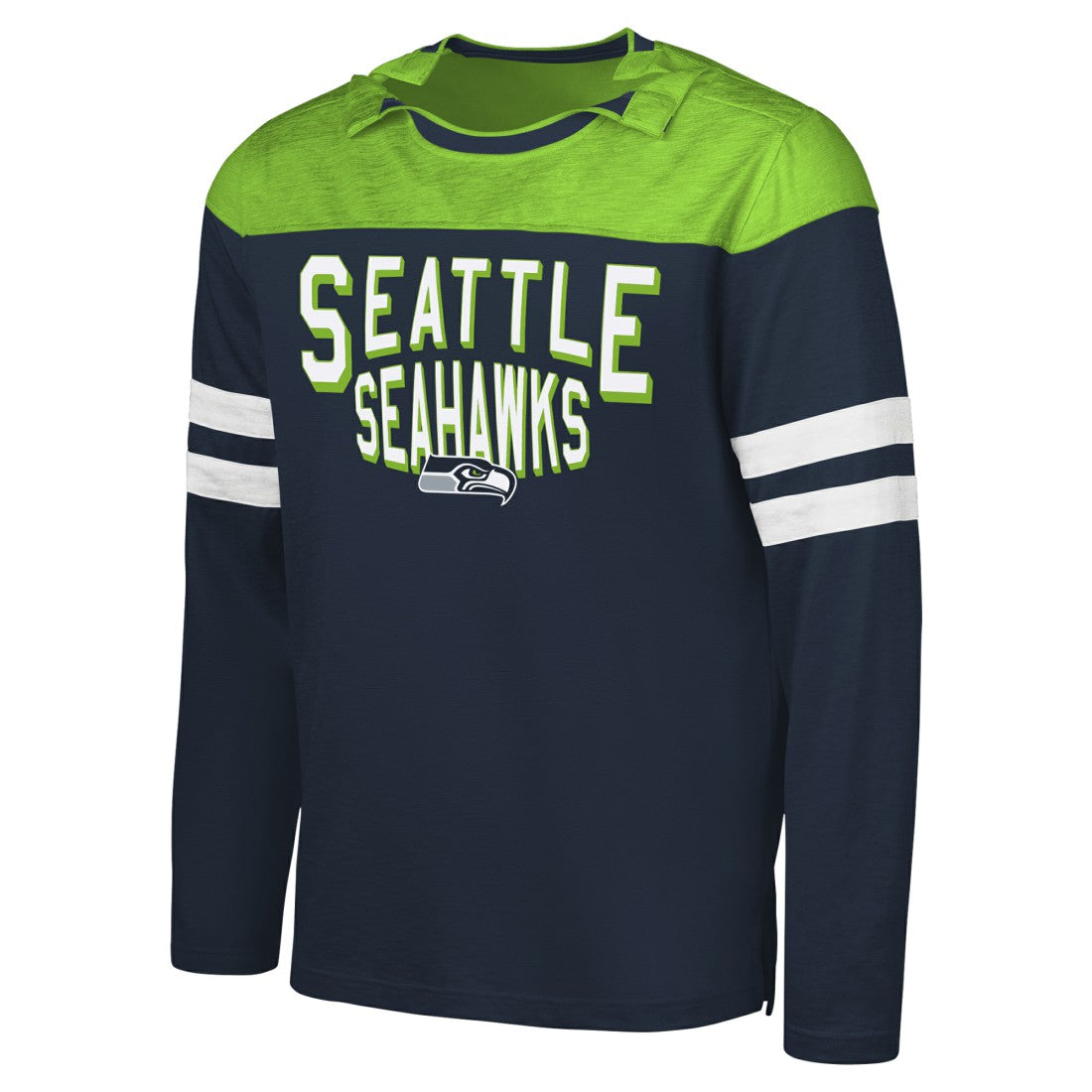 G-III Sports by Carl Banks Adaptive Hail Mary Long Sleeve T-Shirt - Seattle Seahawks T-shirts