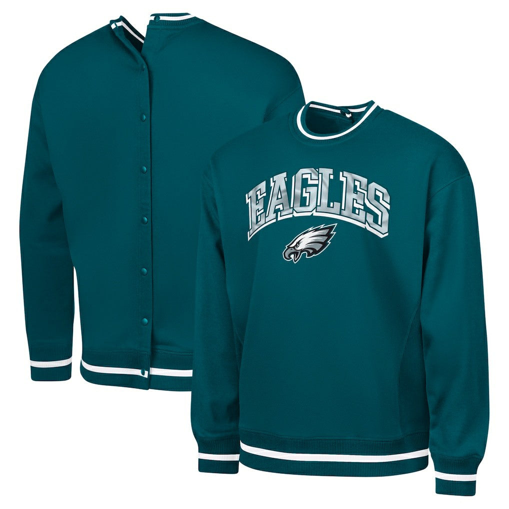 G-III Sports by Carl Banks Adaptive Blocker Fleece Pullover Sweatshirt - Philadelphia Eagles Pullover