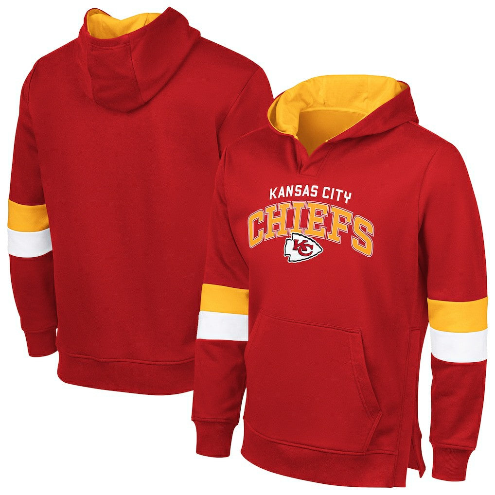G-III Sports by Carl Banks Adaptive Faceoff Pullover Hoodie - Kansas City Chiefs Hoodies