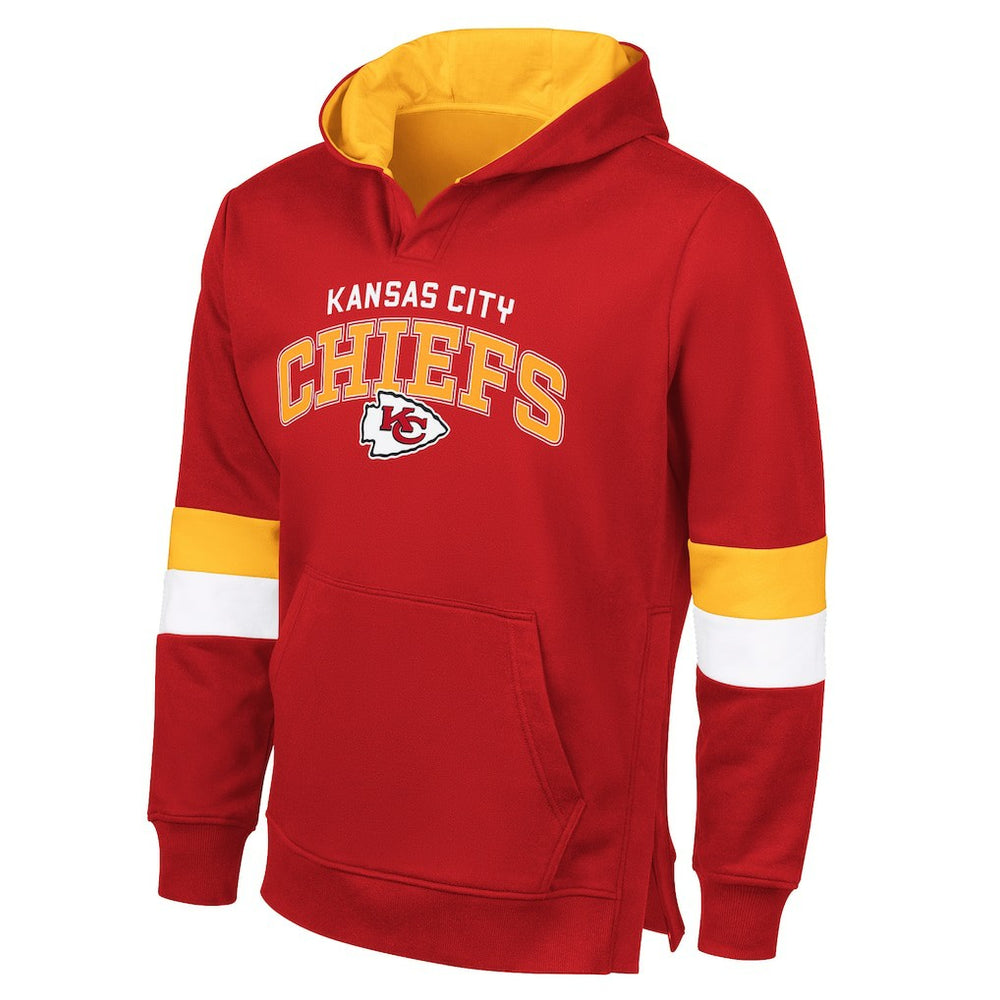 G-III Sports by Carl Banks Adaptive Faceoff Pullover Hoodie - Kansas City Chiefs Hoodies