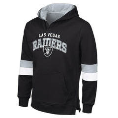 G-III Sports by Carl Banks Adaptive Faceoff Pullover Hoodie - Las Vegas Raiders Hoodies