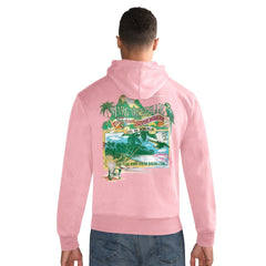 Margaritaville Time Flies Garment Dyed Pullover Hoodie - Cincinnati Bengals Hoodies