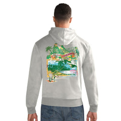 Margaritaville Time Flies Garment Dyed Pullover Hoodie - Baltimore Ravens Hoodies