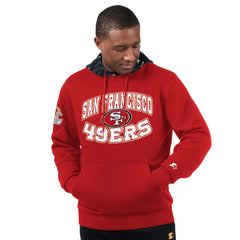 Starter Thursday Night Gridiron Pullover Hoodie - San Francisco 49ers Hoodies