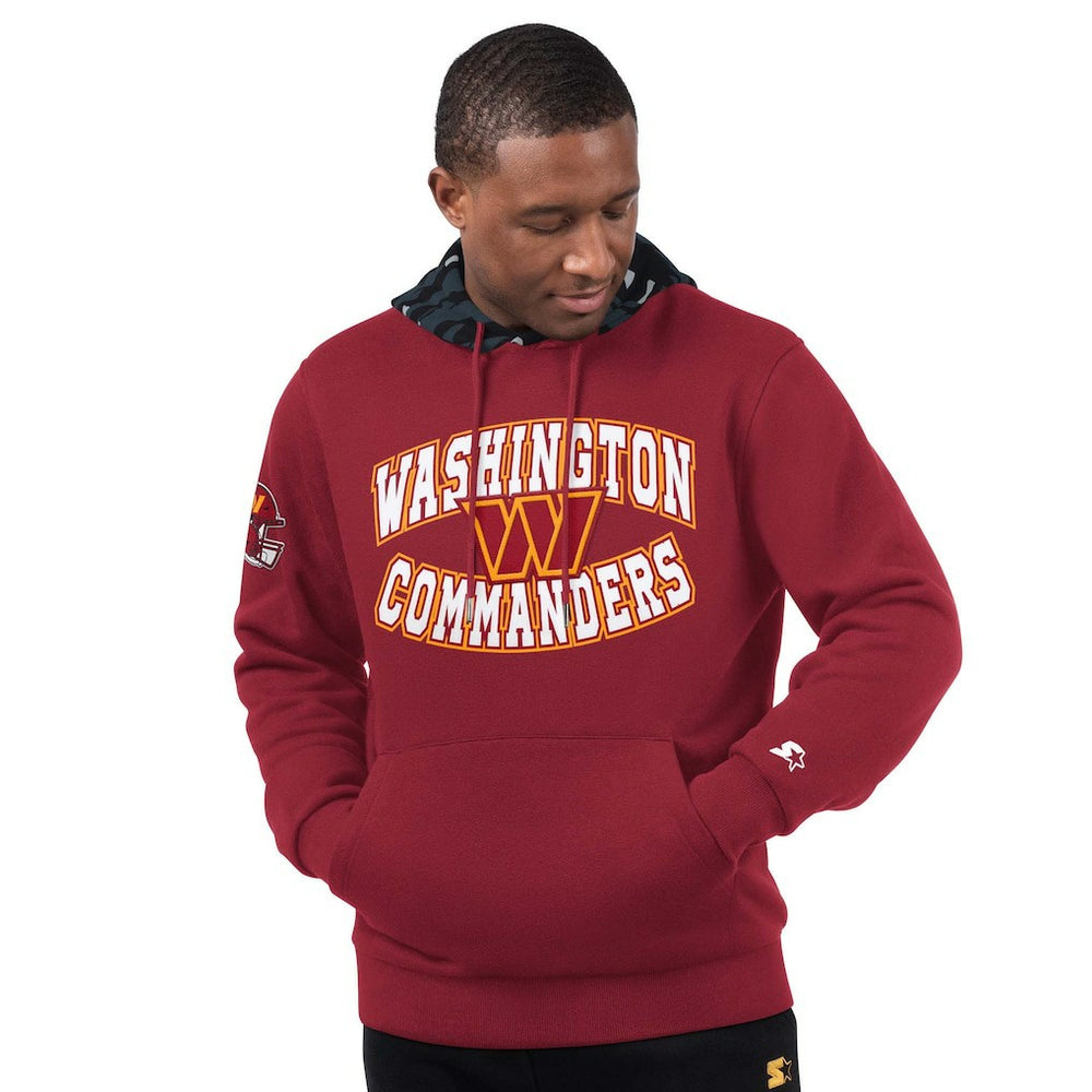 Starter Thursday Night Gridiron Pullover Hoodie - Washington Commanders Hoodies