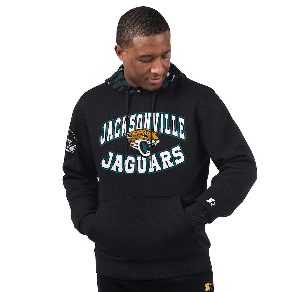 Starter Thursday Night Gridiron Pullover Hoodie - Jacksonville Jaguars Hoodies