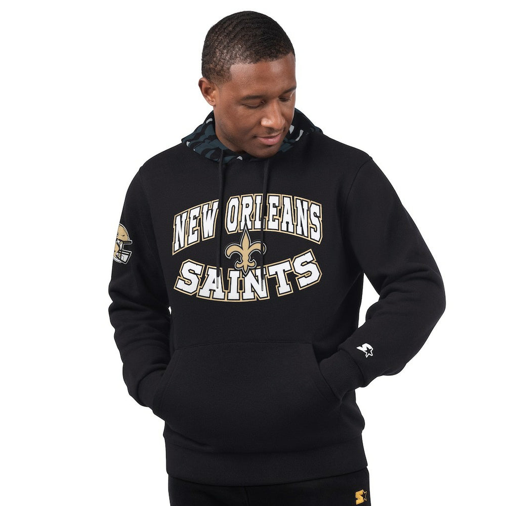 Starter Thursday Night Gridiron Pullover Hoodie - New Orleans Saints Hoodies