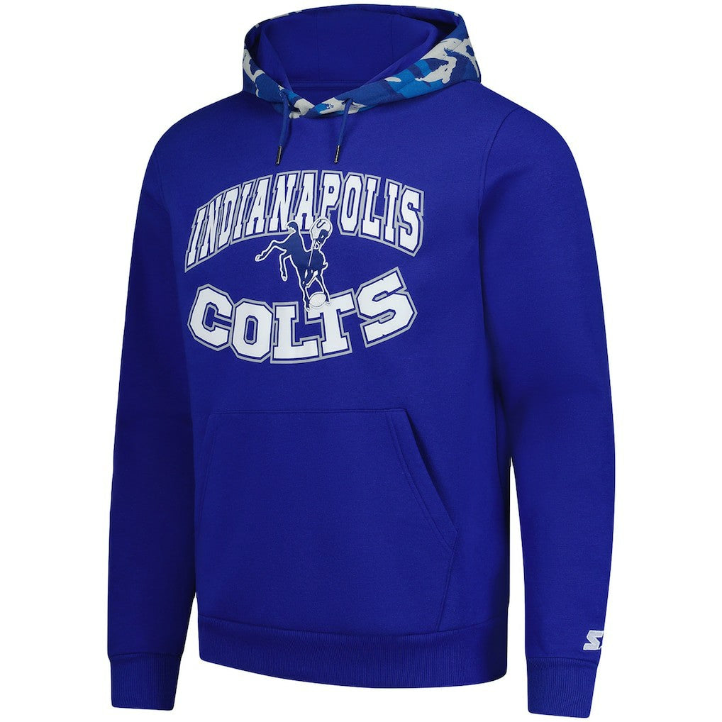 Starter Thursday Night Gridiron Vintage Logo Pullover Hoodie - Indianapolis Colts Hoodies