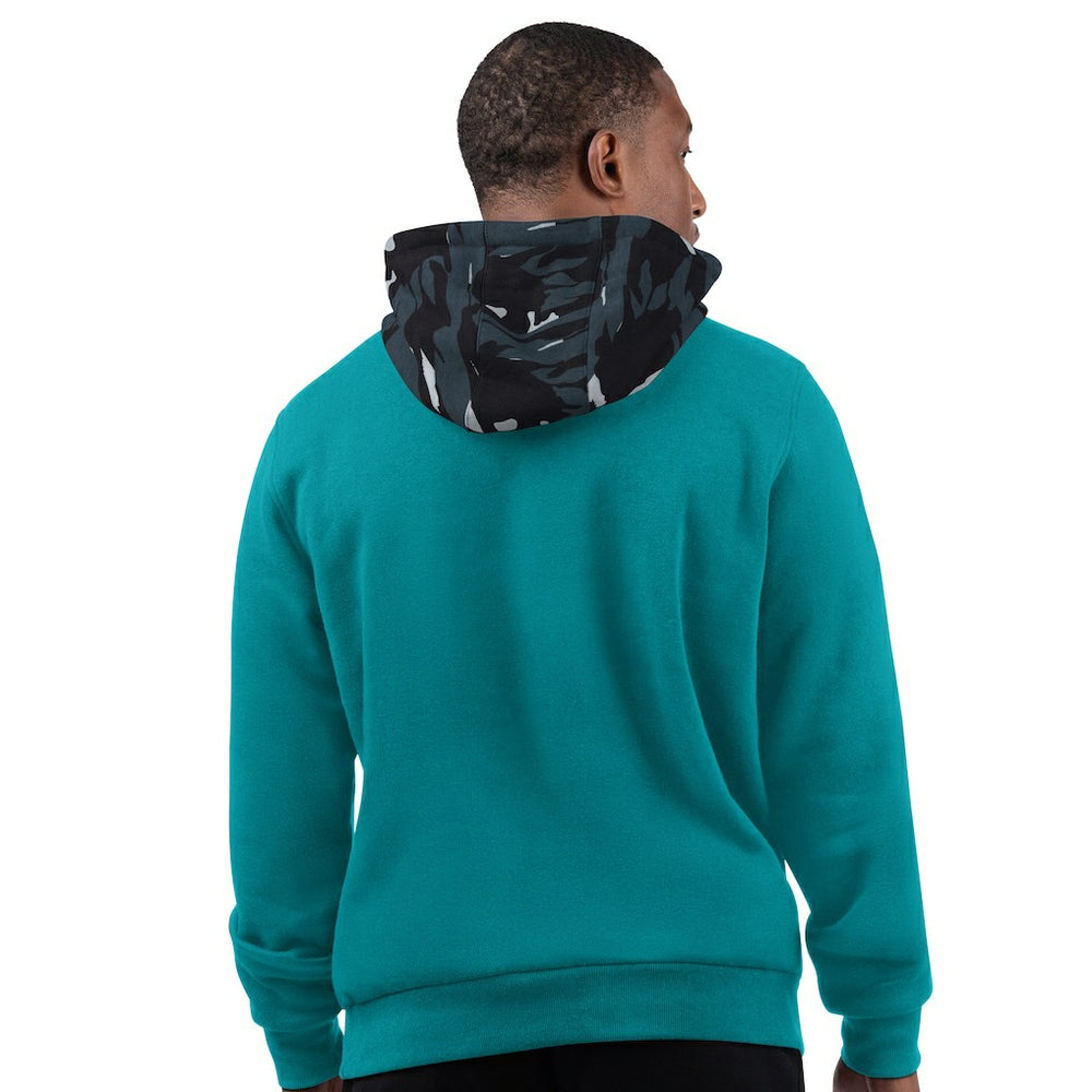 Starter Thursday Night Gridiron Vintage Logo Pullover Hoodie - Miami Dolphins Hoodies