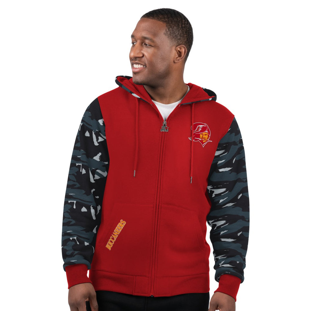 Starter Thursday Night Gridiron Vintage Logo Full-Zip Hoodie - Tampa Bay Buccaneers Hoodies