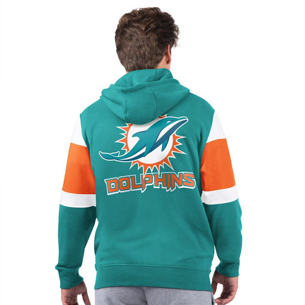 Starter Extreme Full-Zip Hoodie - Miami Dolphins Hoodies