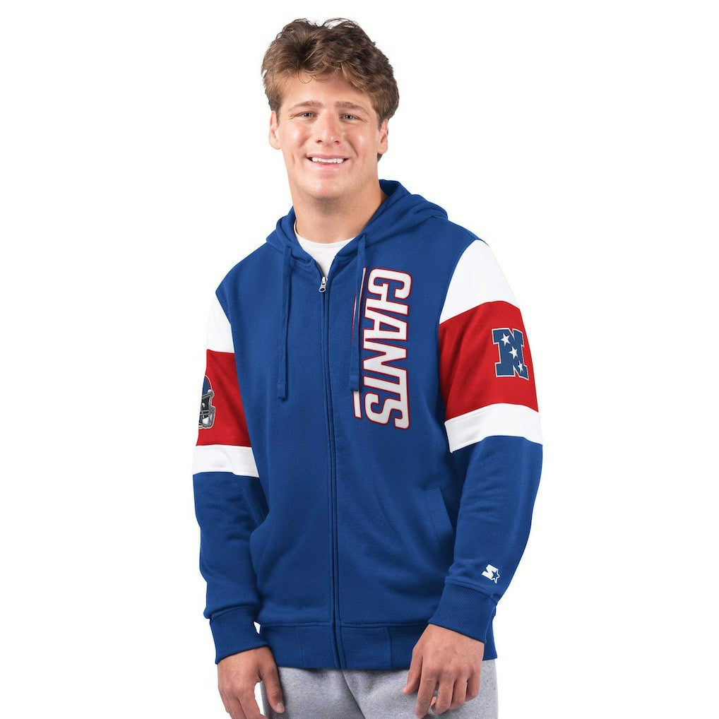 Starter Extreme Full-Zip Hoodie - New York Giants Hoodies