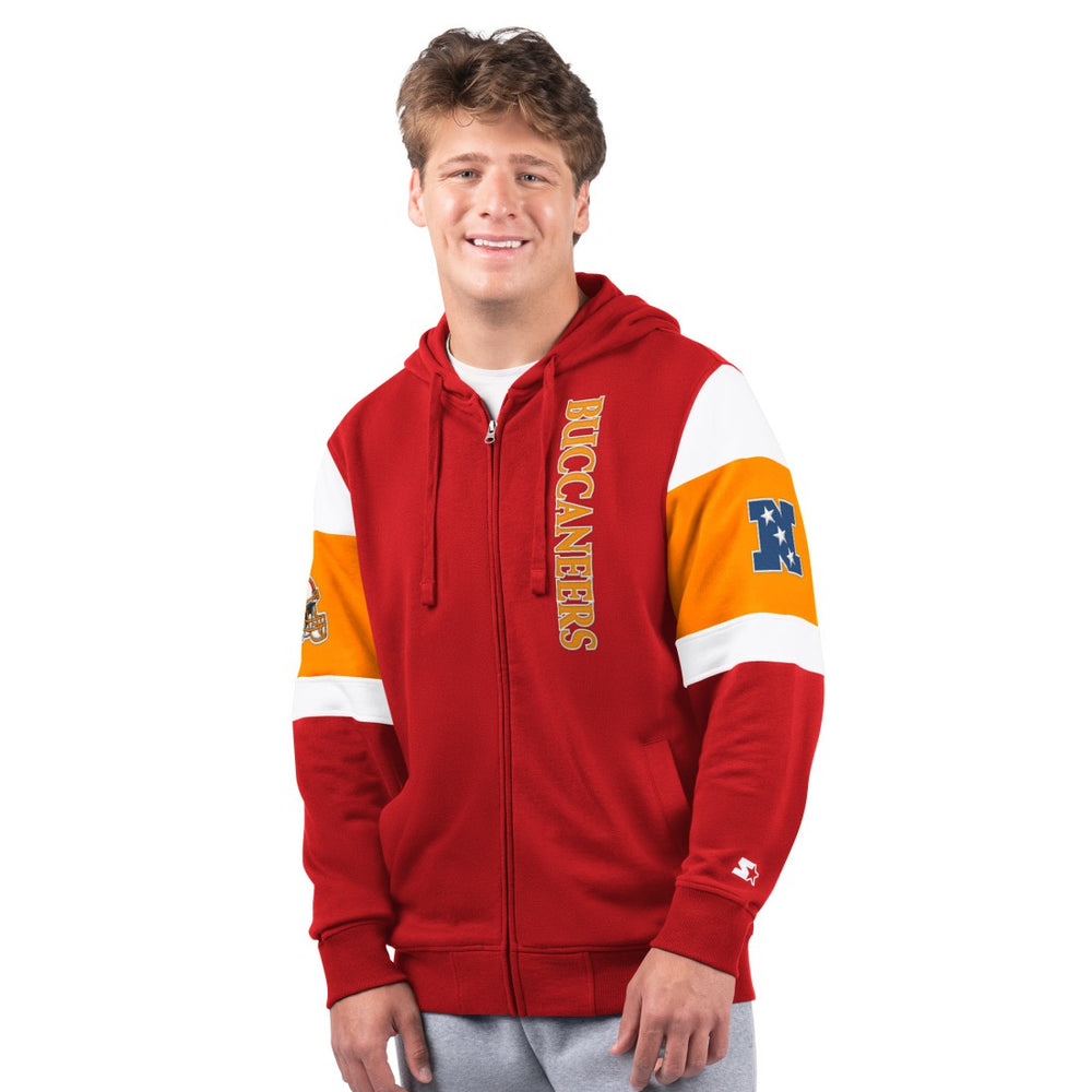 Starter Extreme Vintage Logo Full-Zip Hoodie - Tampa Bay Buccaneers Hoodies