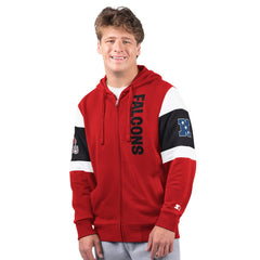 Starter Extreme Vintage Logo Full-Zip Hoodie - Atlanta Falcons Hoodies