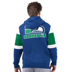 Starter Extreme Vintage Logo Full-Zip Hoodie - Seattle Seahawks Hoodies