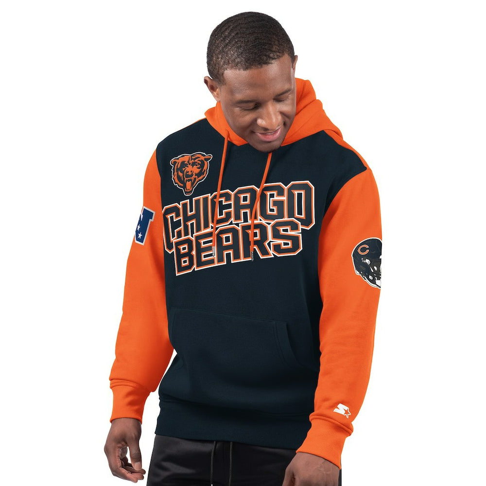Starter Extreme Pullover Hoodie - Chicago Bears Hoodies