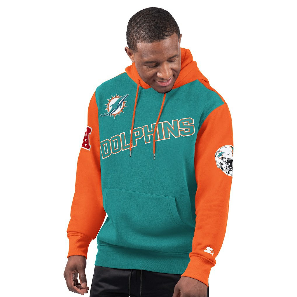 Starter Extreme Pullover Hoodie - Miami Dolphins Hoodies