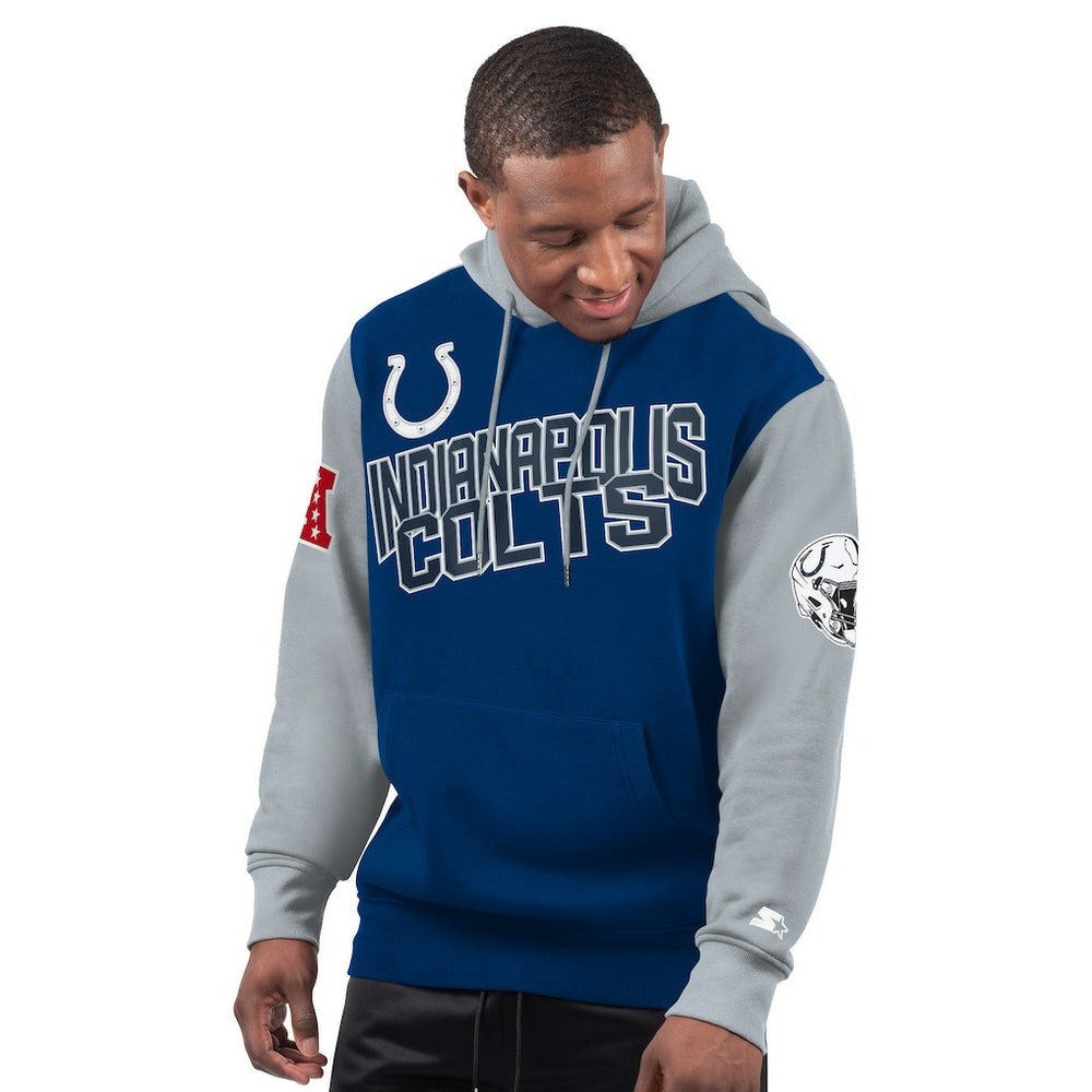 Starter Extreme Pullover Hoodie - Indianapolis Colts Hoodies
