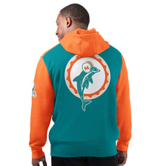 Starter Extreme Vintage Logo Pullover Hoodie - Miami Dolphins Hoodies