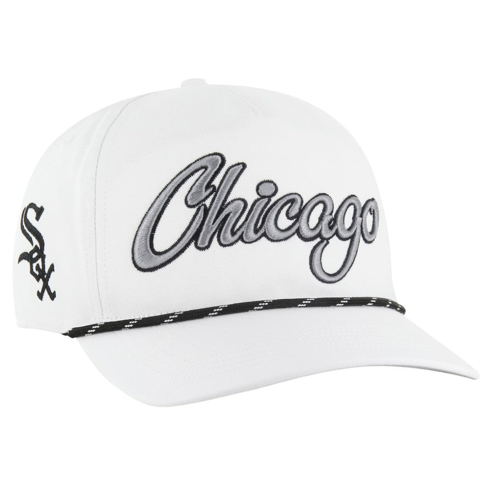 White Chicago White Sox '47 Overhand Speckle Hitch Rope Adjustable Hat