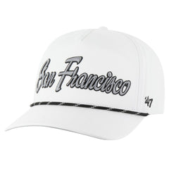 White San Francisco Giants '47 Overhand Speckle Hitch Rope Adjustable Hat