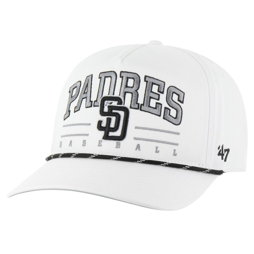 White San Diego Padres '47 Roscoe Speckle Hitch Adjustable Hat