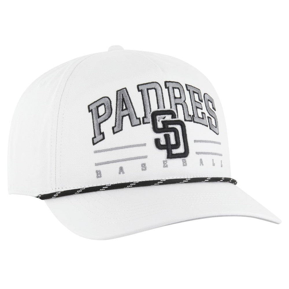 White San Diego Padres '47 Roscoe Speckle Hitch Adjustable Hat