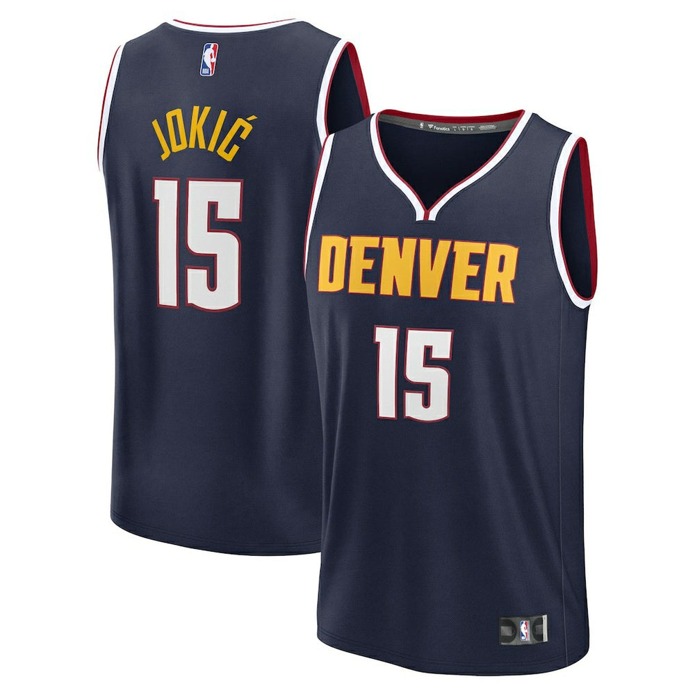 Fanatics Nikola Jokic Denver Nuggets Youth Fast Break Replica Player Jersey sale