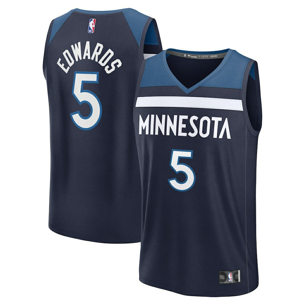 Fanatics Anthony Edwards Minnesota Timberwolves Fast Break Replica Player Jersey