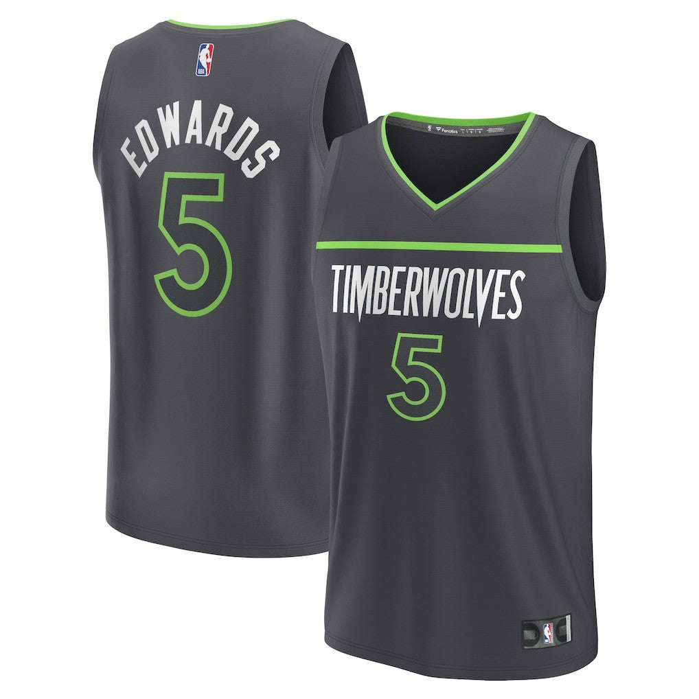 Fanatics Anthony Edwards Minnesota Timberwolves Fast Break Replica Player Jersey