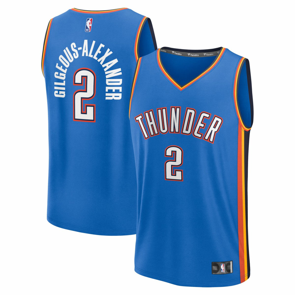 Fanatics Shai Gilgeous-Alexander Oklahoma City Thunder Fast Break Replica Player Jersey