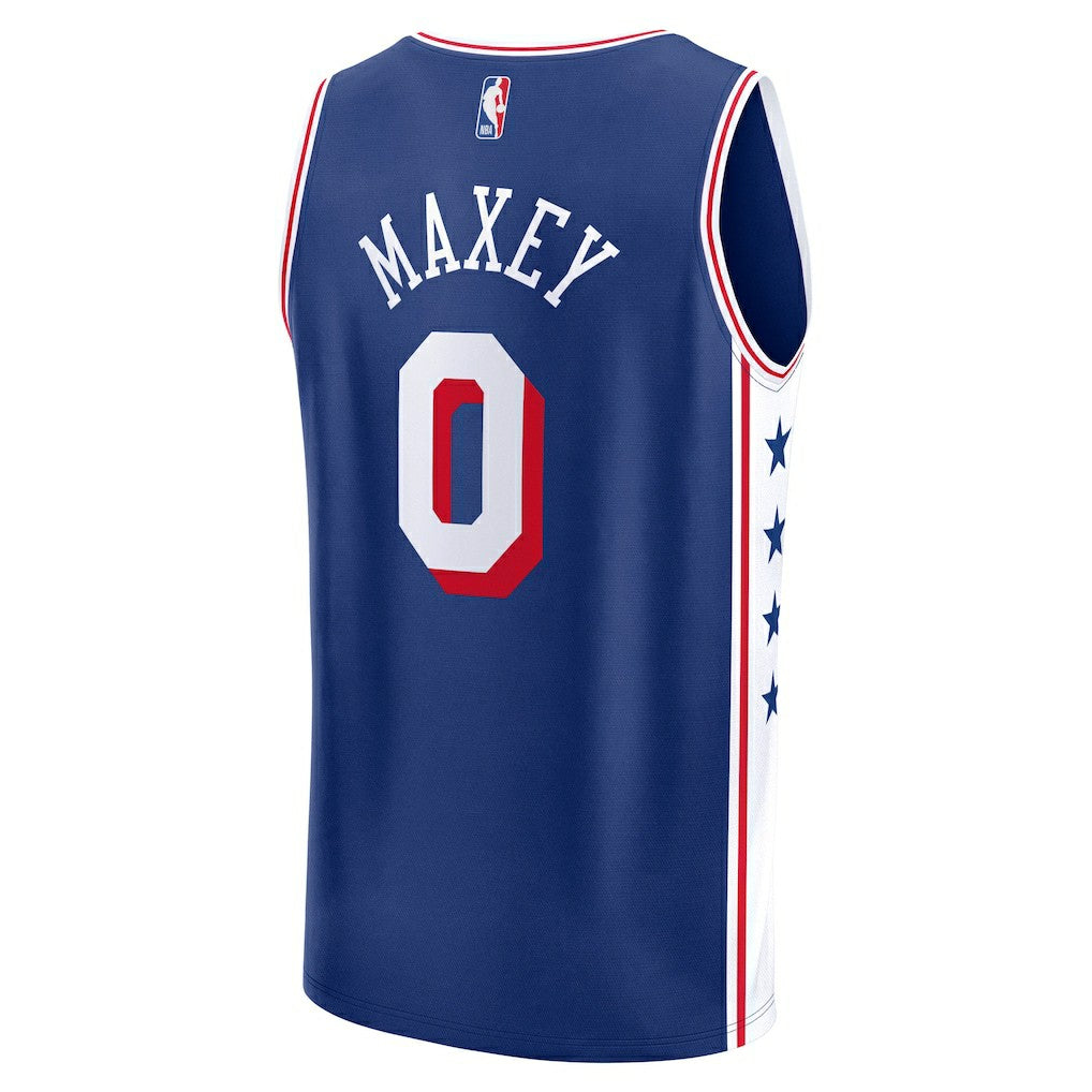 Fanatics Tyrese Maxey Philadelphia 76ers Fast Break Replica Player Jersey