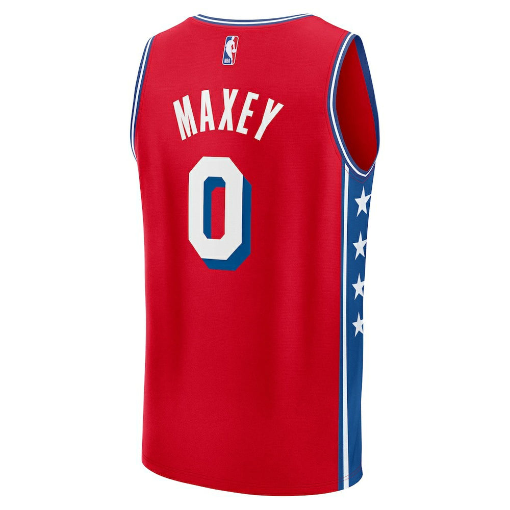 Fanatics Tyrese Maxey Philadelphia 76ers Fast Break Replica Player Jersey